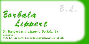 borbala lippert business card